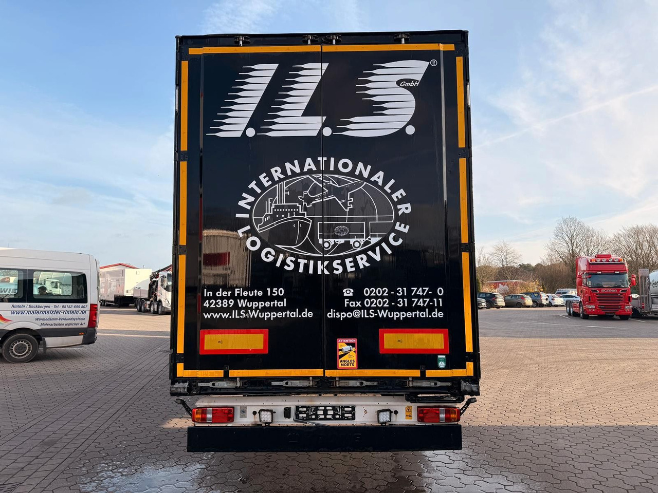 Krone SZ - Mega Koffer mit Rampenhalterung - Закритий кузов напівпричіп: фото 4 Krone SZ - Mega Koffer mit Rampenhalterung - Закритий кузов напівпричіп: фото 4