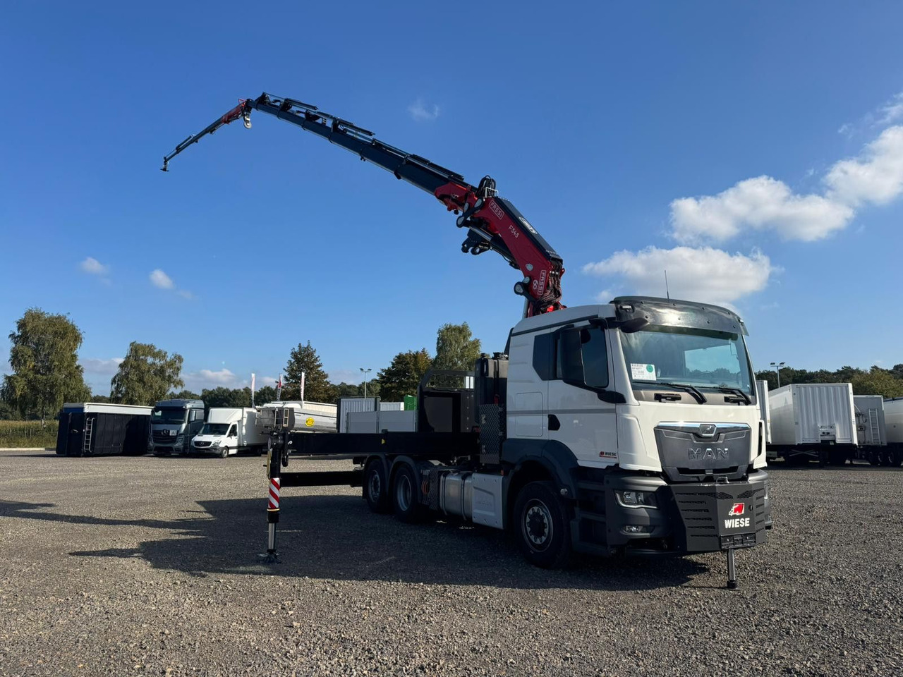 MAN 26.470 6x4-4 Hydrodrive Fassi Kran F545 Jib - Бортова вантажівка/ Платформа, Вантажівка з маніпулятором: фото 3 MAN 26.470 6x4-4 Hydrodrive Fassi Kran F545 Jib - Бортова вантажівка/ Платформа, Вантажівка з маніпулятором: фото 3