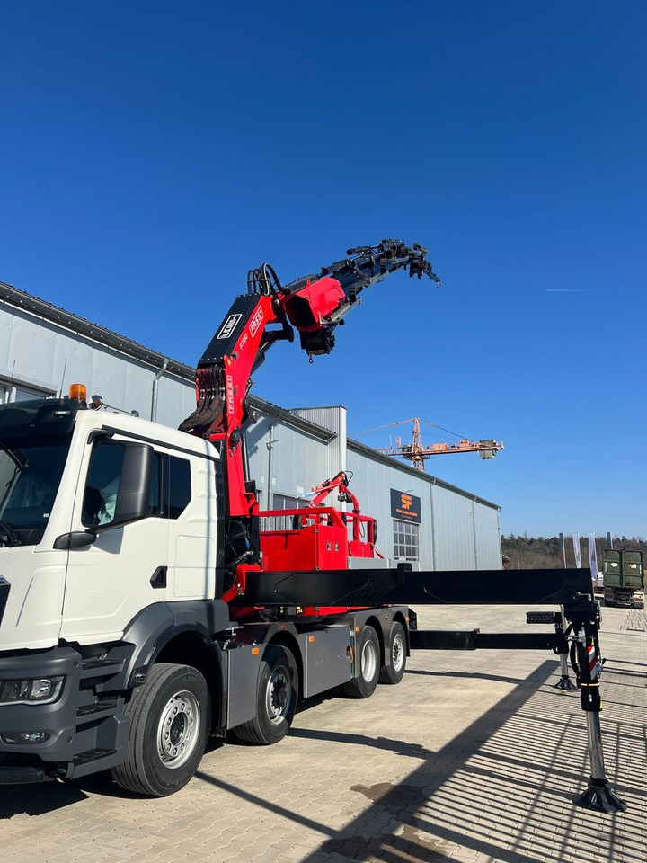 MAN 8x4 mit F1150RA.2.28 L616 Winde - Бортова вантажівка/ Платформа, Вантажівка з маніпулятором: фото 5 MAN 8x4 mit F1150RA.2.28 L616 Winde - Бортова вантажівка/ Платформа, Вантажівка з маніпулятором: фото 5