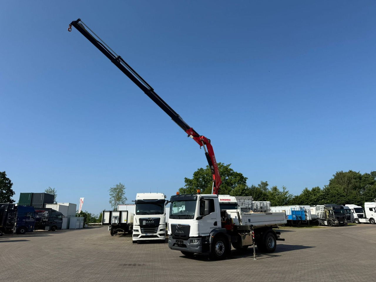 MAN TGM 18.320 4x2 BB Kran Fassi F135 Kipper Meiller - Вантажівка з маніпулятором: фото 3 MAN TGM 18.320 4x2 BB Kran Fassi F135 Kipper Meiller - Вантажівка з маніпулятором: фото 3