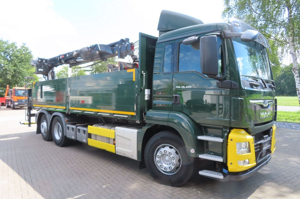 MAN TGX 26.500 6x2 - Baustoff - HIAB Kran - Бортова вантажівка/ Платформа, Вантажівка з маніпулятором: фото 2 MAN TGX 26.500 6x2 - Baustoff - HIAB Kran - Бортова вантажівка/ Платформа, Вантажівка з маніпулятором: фото 2