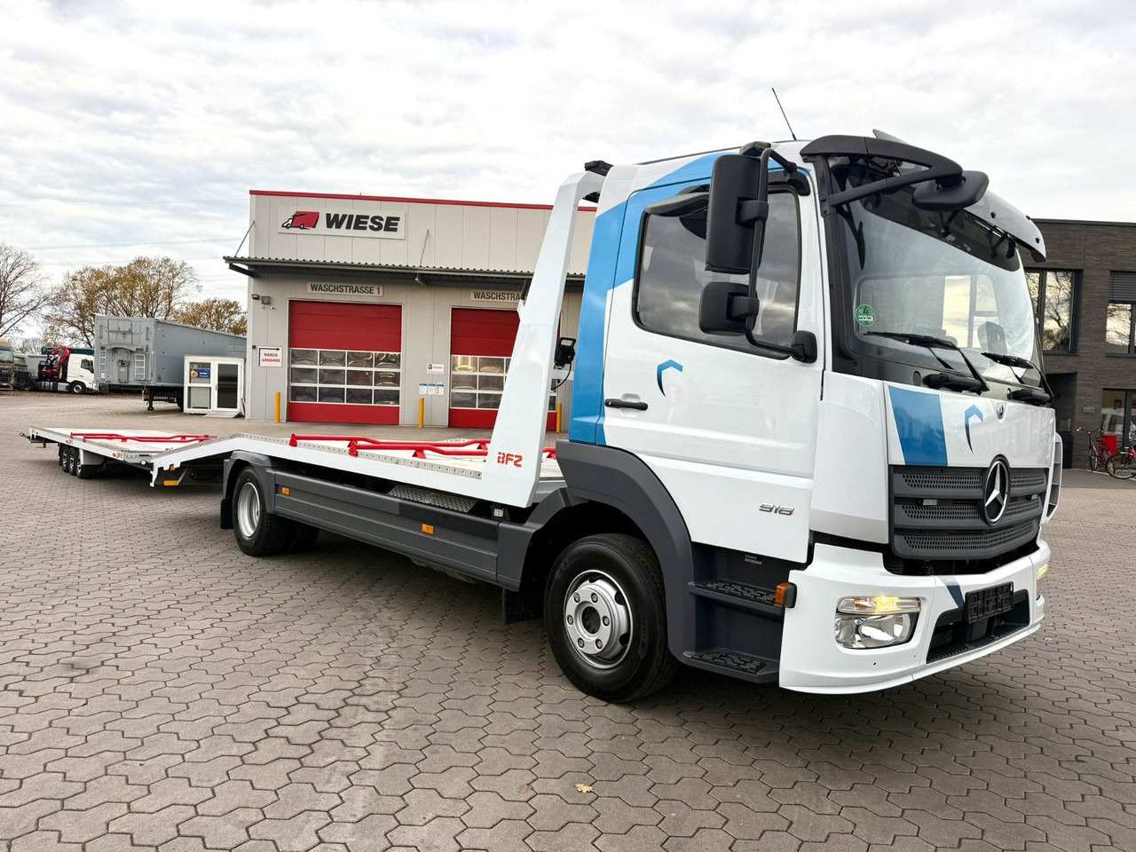 Mercedes-Benz Atego 918L Autotransporter mit BFZ Anhänger - Автовоз вантажівка: фото 2 Mercedes-Benz Atego 918L Autotransporter mit BFZ Anhänger - Автовоз вантажівка: фото 2