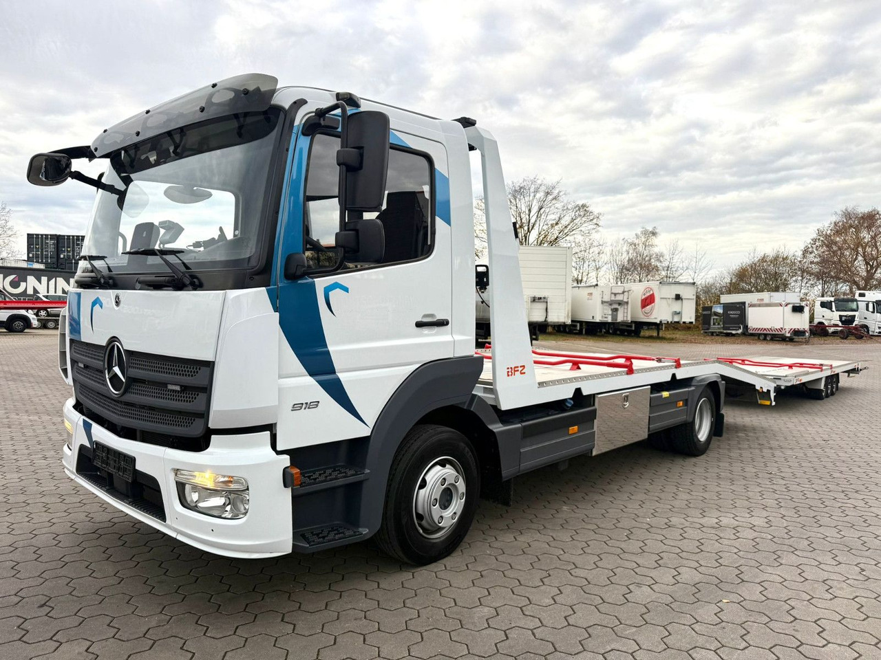 Mercedes-Benz Atego 918L Autotransporter mit BFZ Anhänger - Автовоз вантажівка: фото 3 Mercedes-Benz Atego 918L Autotransporter mit BFZ Anhänger - Автовоз вантажівка: фото 3