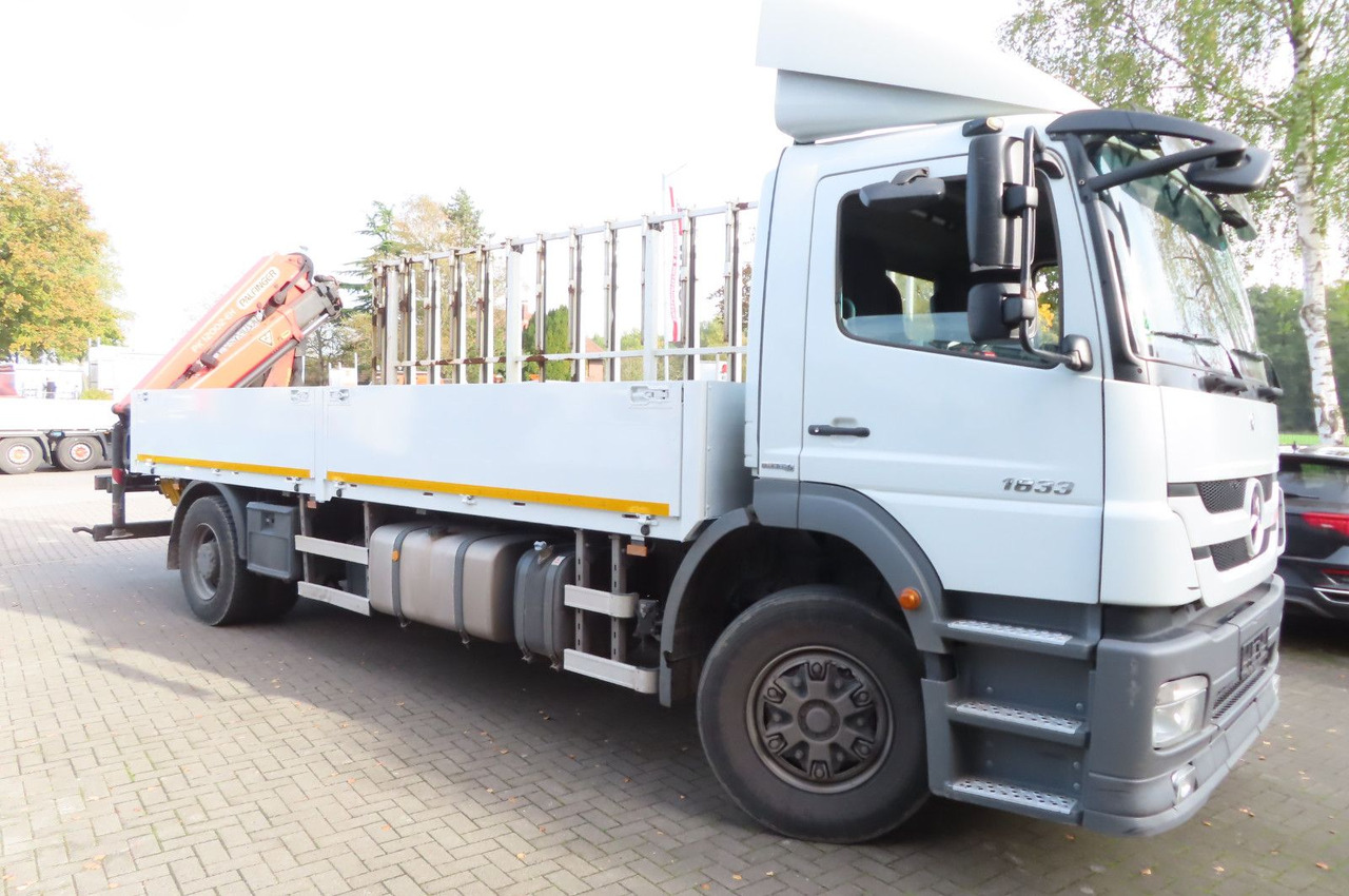 Mercedes-Benz Axor 1833 L - Glastransporter Kran Palfinger - Бортова вантажівка/ Платформа, Вантажівка з маніпулятором: фото 4 Mercedes-Benz Axor 1833 L - Glastransporter Kran Palfinger - Бортова вантажівка/ Платформа, Вантажівка з маніпулятором: фото 4