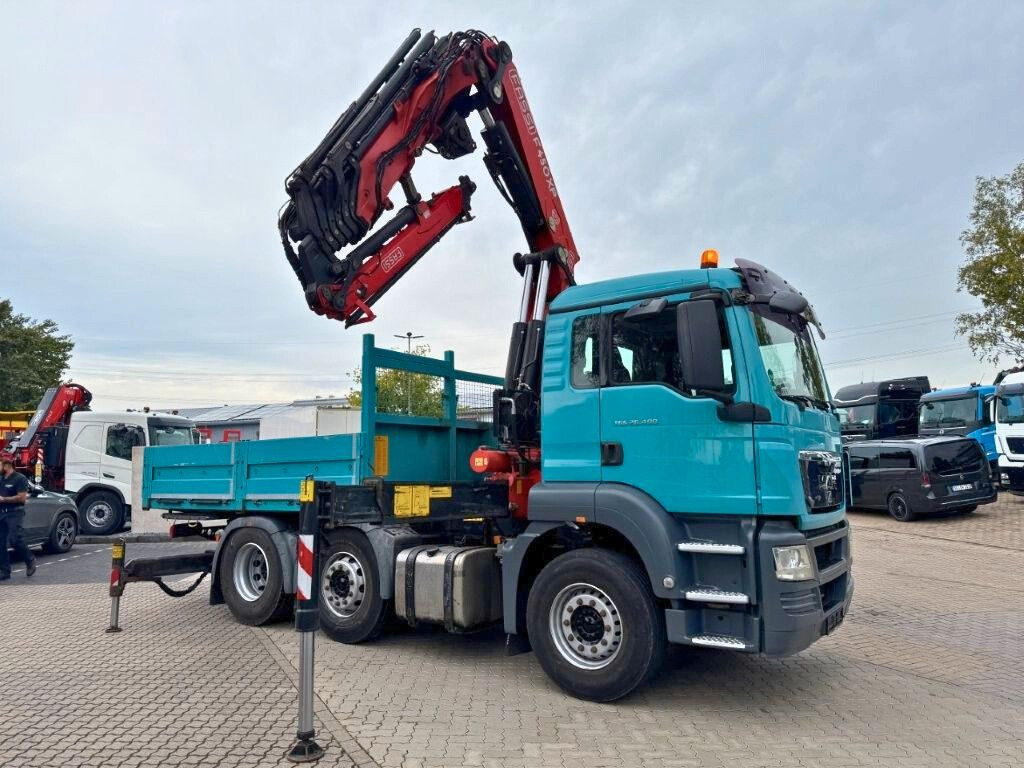MAN TGS 26.400 6x2 Pritsche mit Fassi F450 Frontkran - Вантажівка, Вантажівка з маніпулятором: фото 5 MAN TGS 26.400 6x2 Pritsche mit Fassi F450 Frontkran - Вантажівка, Вантажівка з маніпулятором: фото 5