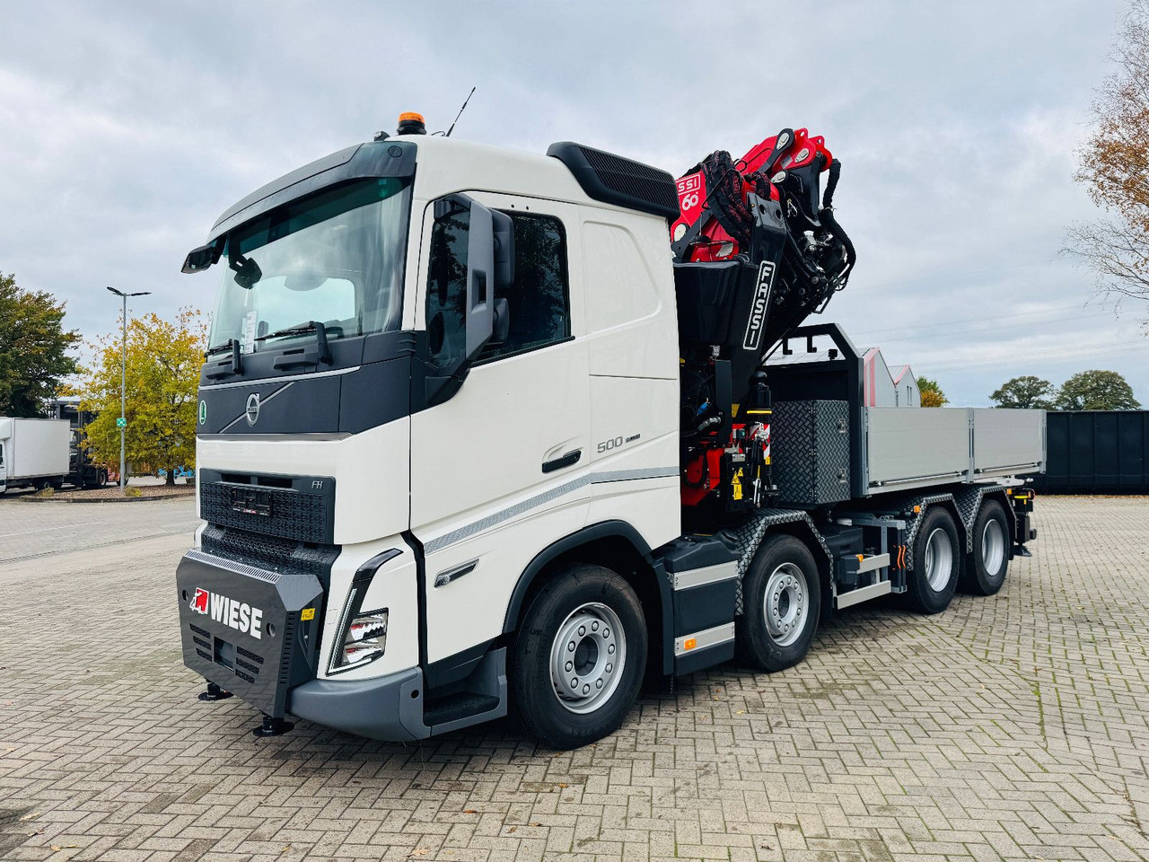 Volvo FH 500 8x4 Kran F820 RA2.27 Jib & Winde Sofort - Бортова вантажівка/ Платформа, Вантажівка з маніпулятором: фото 2 Volvo FH 500 8x4 Kran F820 RA2.27 Jib & Winde Sofort - Бортова вантажівка/ Платформа, Вантажівка з маніпулятором: фото 2