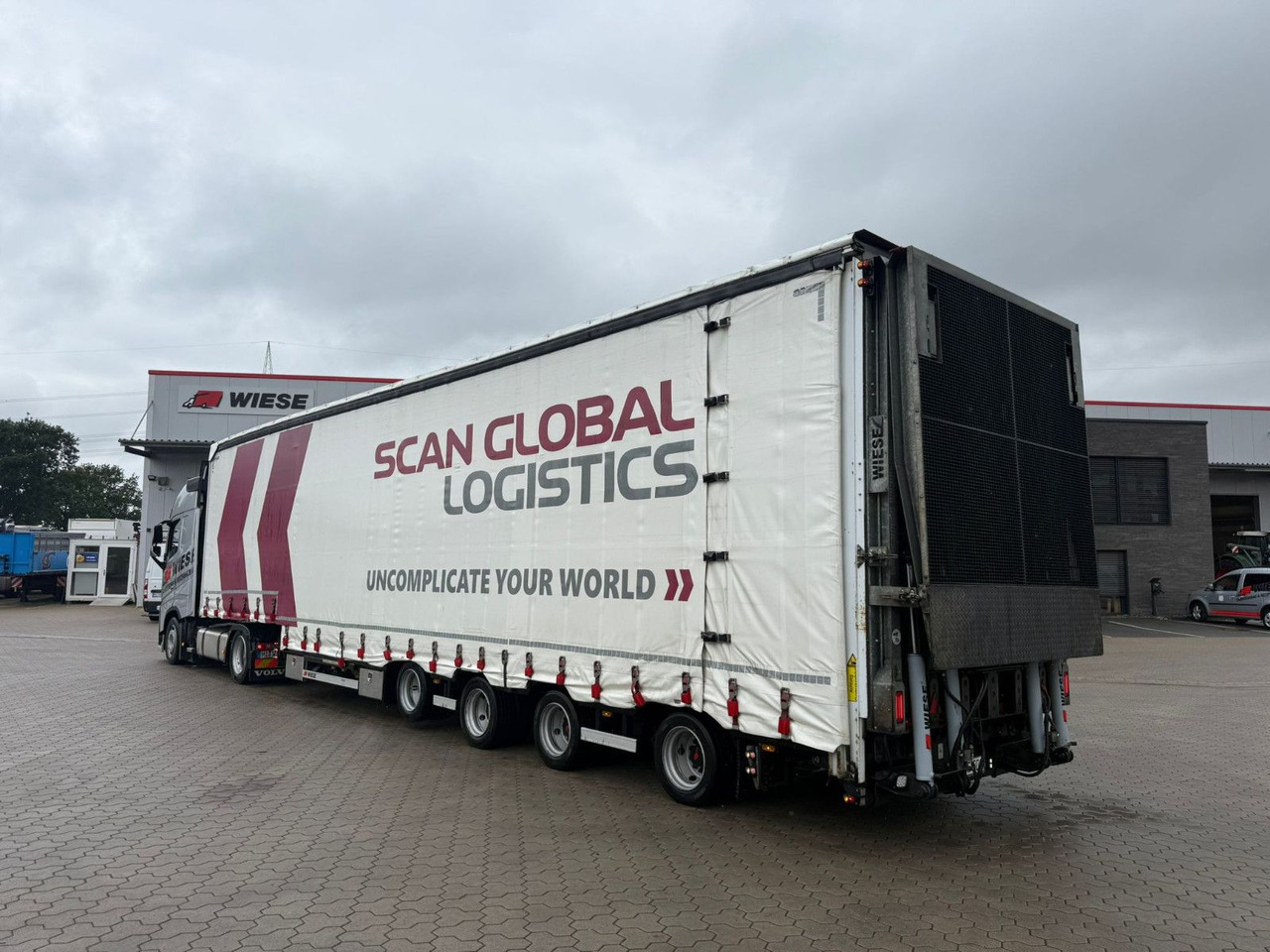 Wiese 4-Achs Mega Gabelstaplertransporter Rampe - Низькорамна платформа напівпричіп: фото 1 Wiese 4-Achs Mega Gabelstaplertransporter Rampe - Низькорамна платформа напівпричіп: фото 1