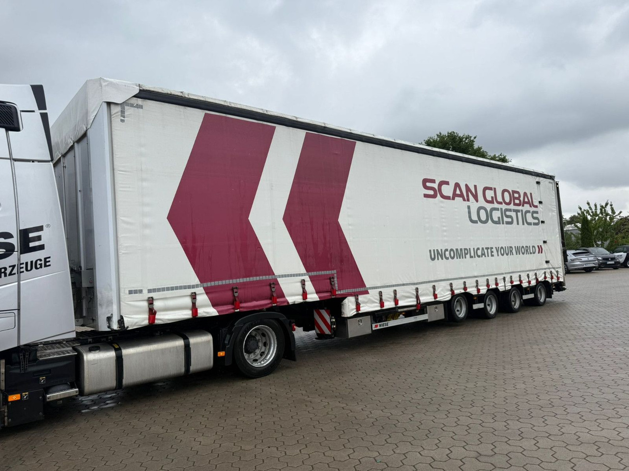 Wiese 4-Achs Mega Gabelstaplertransporter Rampe - Низькорамна платформа напівпричіп: фото 3 Wiese 4-Achs Mega Gabelstaplertransporter Rampe - Низькорамна платформа напівпричіп: фото 3