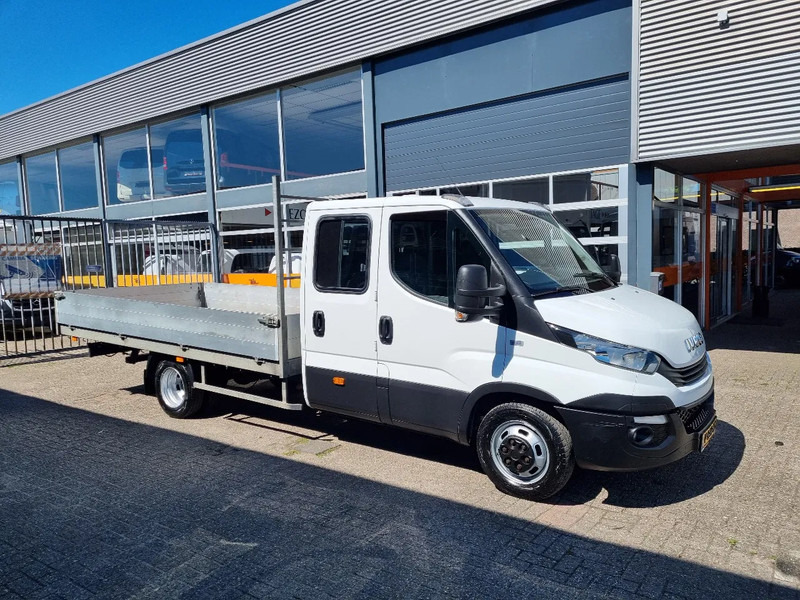 Iveco Daily 35C18 3.0D DC 6 zits Open laadbak 4.10m EURO 6 - Легка бортова вантажівка, Вантажопасажирський фургон: фото 1 Iveco Daily 35C18 3.0D DC 6 zits Open laadbak 4.10m EURO 6 - Легка бортова вантажівка, Вантажопасажирський фургон: фото 1
