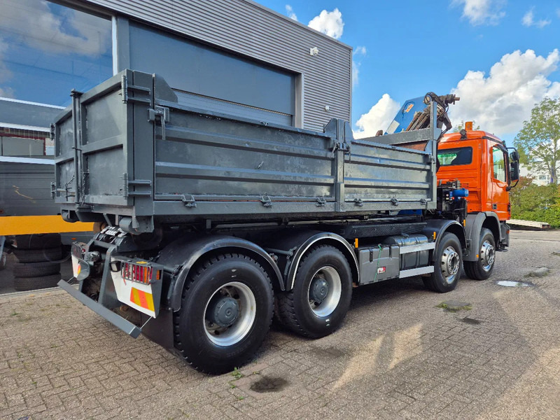 Mercedes-Benz Actros 3241 8X4 Containersysteem/ 20T HMF crane/ Manual - Гаковий мультиліфт вантажівка, Вантажівка з маніпулятором: фото 5 Mercedes-Benz Actros 3241 8X4 Containersysteem/ 20T HMF crane/ Manual - Гаковий мультиліфт вантажівка, Вантажівка з маніпулятором: фото 5