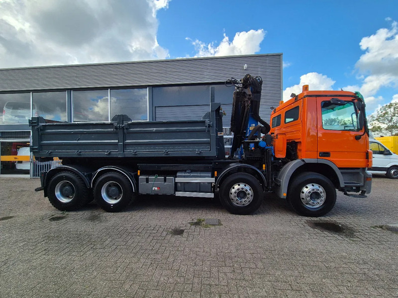 Mercedes-Benz Actros 3241 8X4 Containersysteem/ 20T HMF crane/ Manual - Гаковий мультиліфт вантажівка, Вантажівка з маніпулятором: фото 4 Mercedes-Benz Actros 3241 8X4 Containersysteem/ 20T HMF crane/ Manual - Гаковий мультиліфт вантажівка, Вантажівка з маніпулятором: фото 4