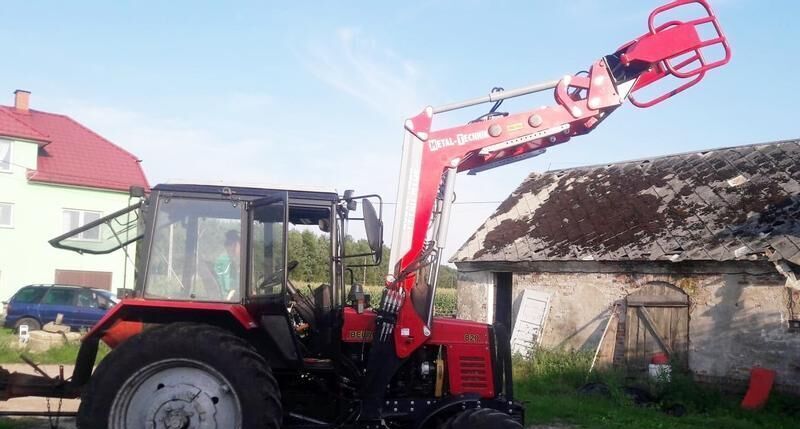 Metal-Technik Front loader/Ładowacz - Фронтальний навантажувач для трактора в категорії Трактори: фото 1 Metal-Technik Front loader/Ładowacz - Фронтальний навантажувач для трактора в категорії Трактори: фото 1