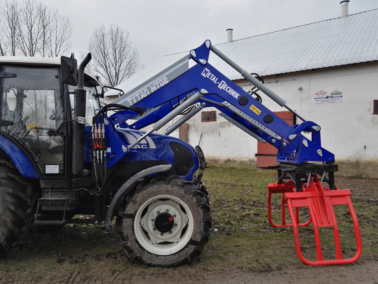 Metal-Technik Frontlader LANDINI / Ładowacz czołowy do LANDINI - Фронтальний навантажувач для трактора в категорії Трактори: фото 5 Metal-Technik Frontlader LANDINI / Ładowacz czołowy do LANDINI - Фронтальний навантажувач для трактора в категорії Трактори: фото 5