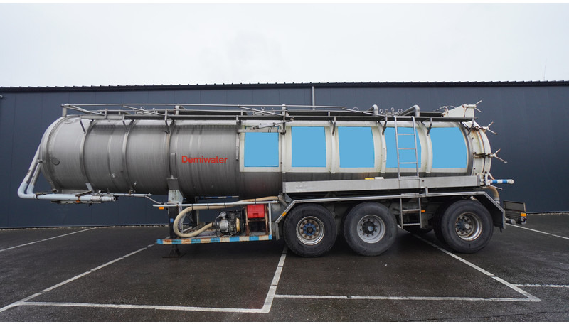 Напівпричіп цистерна Для транспортування харчових продукті Burg 3 AXLE WATER TANK 29.975LTR: фото 1