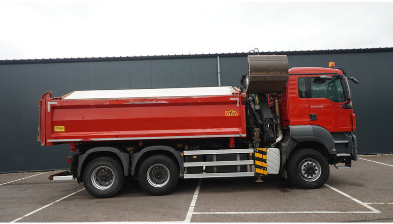 MAN TGS 28.400 6X6 2 SIDE TIPPER WITH HMF 1643 CRANE 376.400KM - Вантажівка з маніпулятором: фото 5 MAN TGS 28.400 6X6 2 SIDE TIPPER WITH HMF 1643 CRANE 376.400KM - Вантажівка з маніпулятором: фото 5