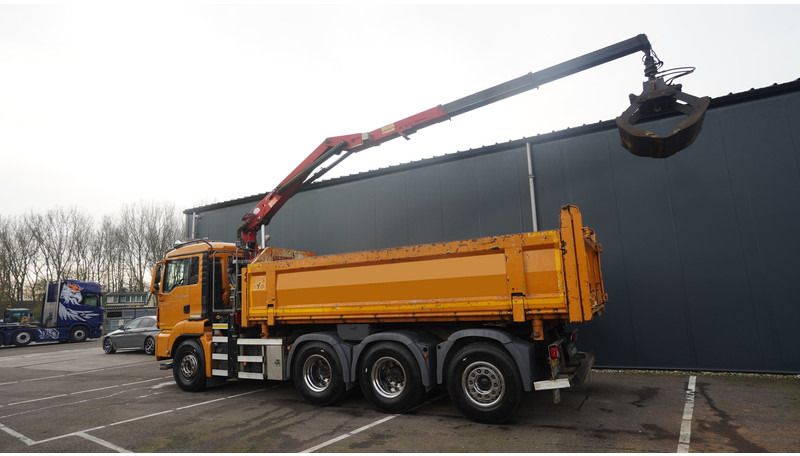 MAN TGS 35-440 8X4 2 SIDE TIPPER WITH HMF Z 1943 CRANE 415.000KM - Вантажівка з маніпулятором: фото 4 MAN TGS 35-440 8X4 2 SIDE TIPPER WITH HMF Z 1943 CRANE 415.000KM - Вантажівка з маніпулятором: фото 4