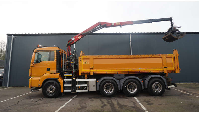 MAN TGS 35.440 8X4 2 SIDE TIPPER WITH HMF Z 1943 CRANE 415.000KM - Вантажівка з маніпулятором: фото 2 MAN TGS 35.440 8X4 2 SIDE TIPPER WITH HMF Z 1943 CRANE 415.000KM - Вантажівка з маніпулятором: фото 2
