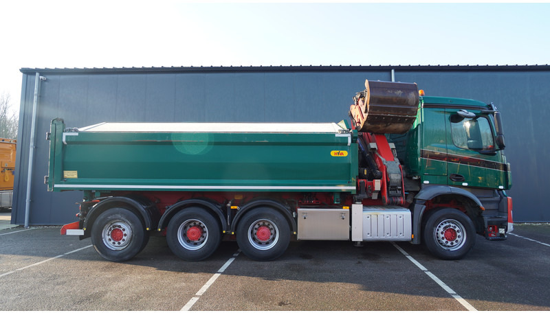 Mercedes-Benz AROCS 3542 8X4 2 SIDE TIPPER WITH HMF Z 1943 CRANE 407.000KM - Вантажівка з маніпулятором: фото 4 Mercedes-Benz AROCS 3542 8X4 2 SIDE TIPPER WITH HMF Z 1943 CRANE 407.000KM - Вантажівка з маніпулятором: фото 4