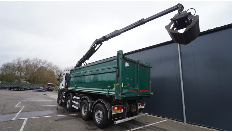 Renault PREMIUM 380 DXI 8X2/6 2 SIDE TIPPER WITH PLFINGER Q 170 Z CRANE.278.200KM - Вантажівка з маніпулятором: фото 4 Renault PREMIUM 380 DXI 8X2/6 2 SIDE TIPPER WITH PLFINGER Q 170 Z CRANE.278.200KM - Вантажівка з маніпулятором: фото 4