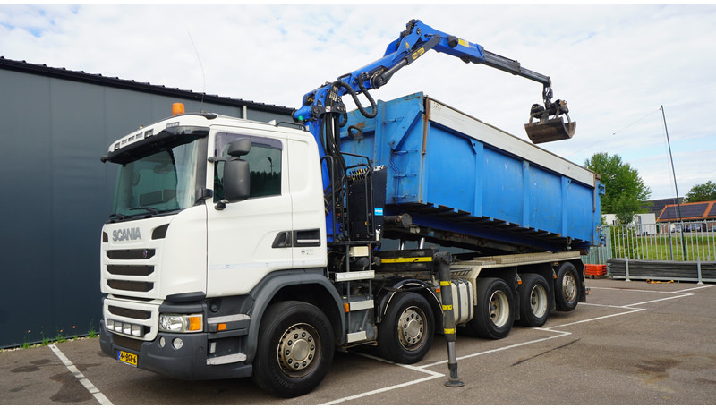 Scania G 490 10X4 CABLE SYSTEM TRUCK WITH PALFINGER Q180Z95TR CRANE - Вантажівка з маніпулятором: фото 2 Scania G 490 10X4 CABLE SYSTEM TRUCK WITH PALFINGER Q180Z95TR CRANE - Вантажівка з маніпулятором: фото 2