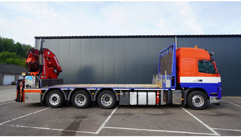 Volvo FM 450 8X4 FLATBED WITH GORMACH 3400E6 CRANE - Вантажівка з маніпулятором: фото 4 Volvo FM 450 8X4 FLATBED WITH GORMACH 3400E6 CRANE - Вантажівка з маніпулятором: фото 4