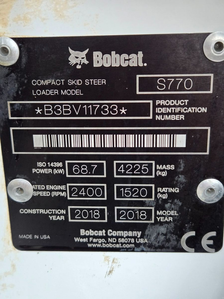 Bobcat S 770 - Колісний навантажувач: фото 3 Bobcat S 770 - Колісний навантажувач: фото 3