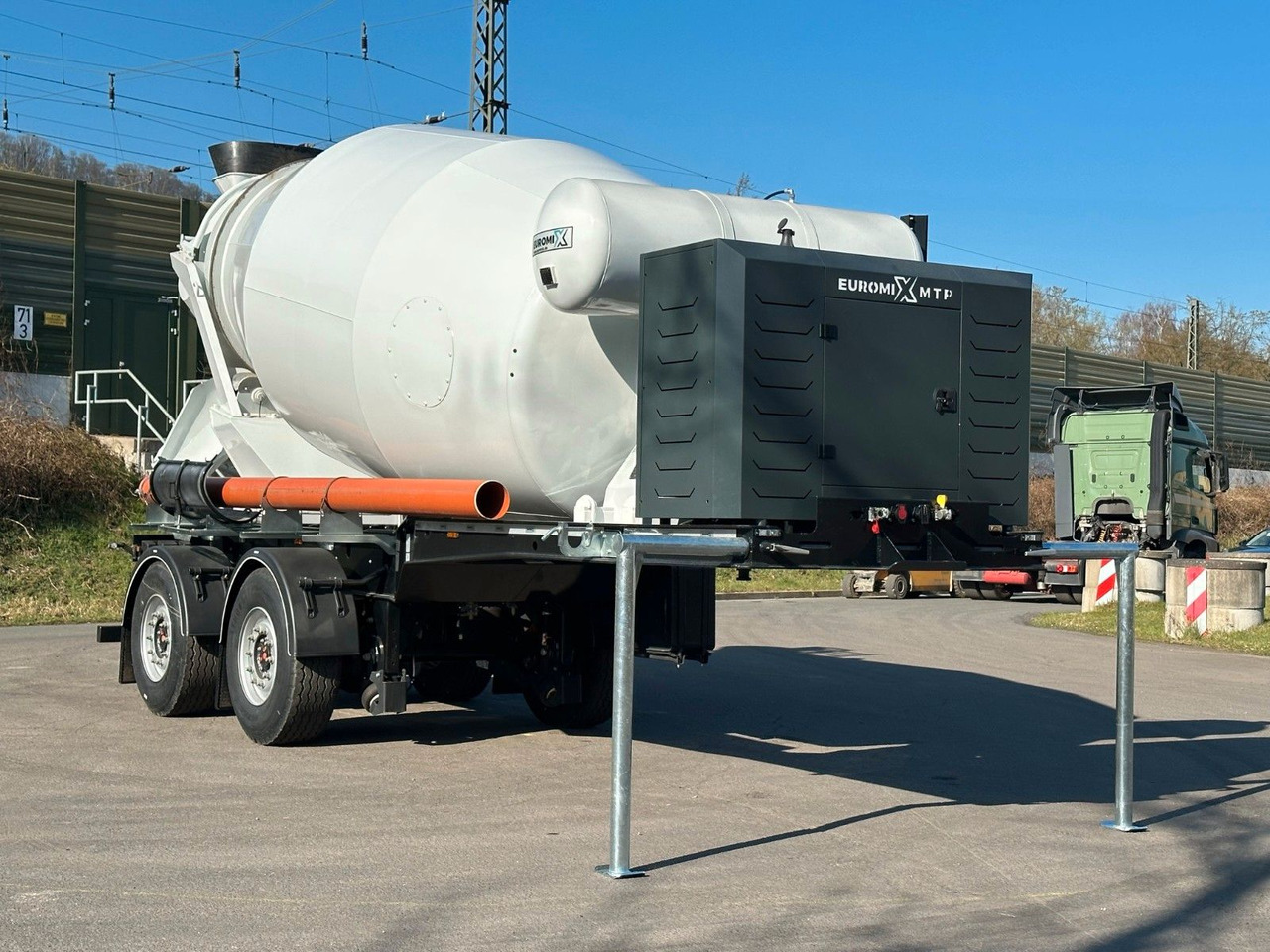 Автобетонозмішувач EUROMIX MTP - 10m³ Betonmischer-Auflieger: фото 11