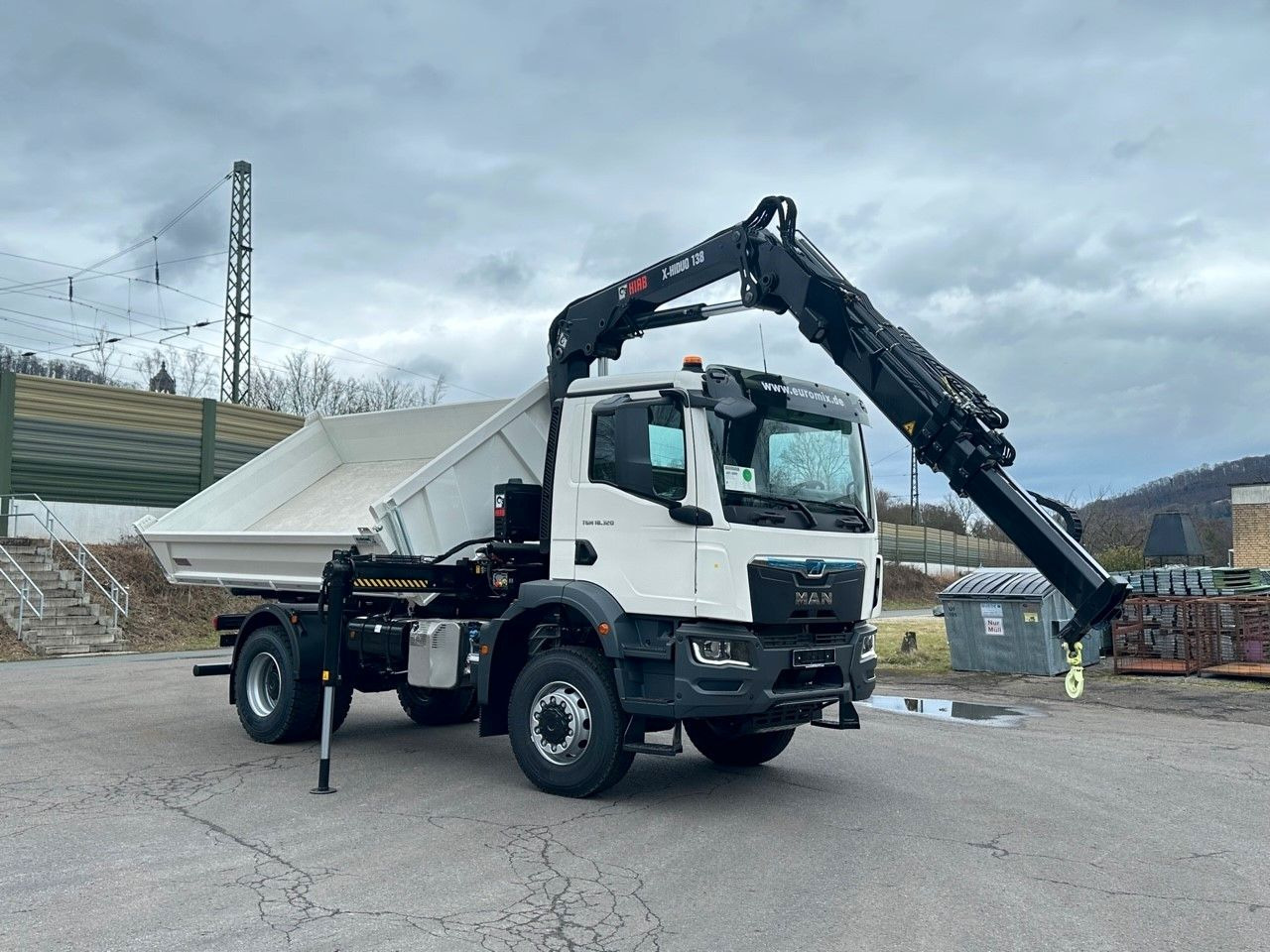 MAN TGM 18.320 4x4 Euro6e Hiab X-HiDuo 138DS-3 - Самоскид вантажівка, Вантажівка з маніпулятором: фото 5 MAN TGM 18.320 4x4 Euro6e Hiab X-HiDuo 138DS-3 - Самоскид вантажівка, Вантажівка з маніпулятором: фото 5