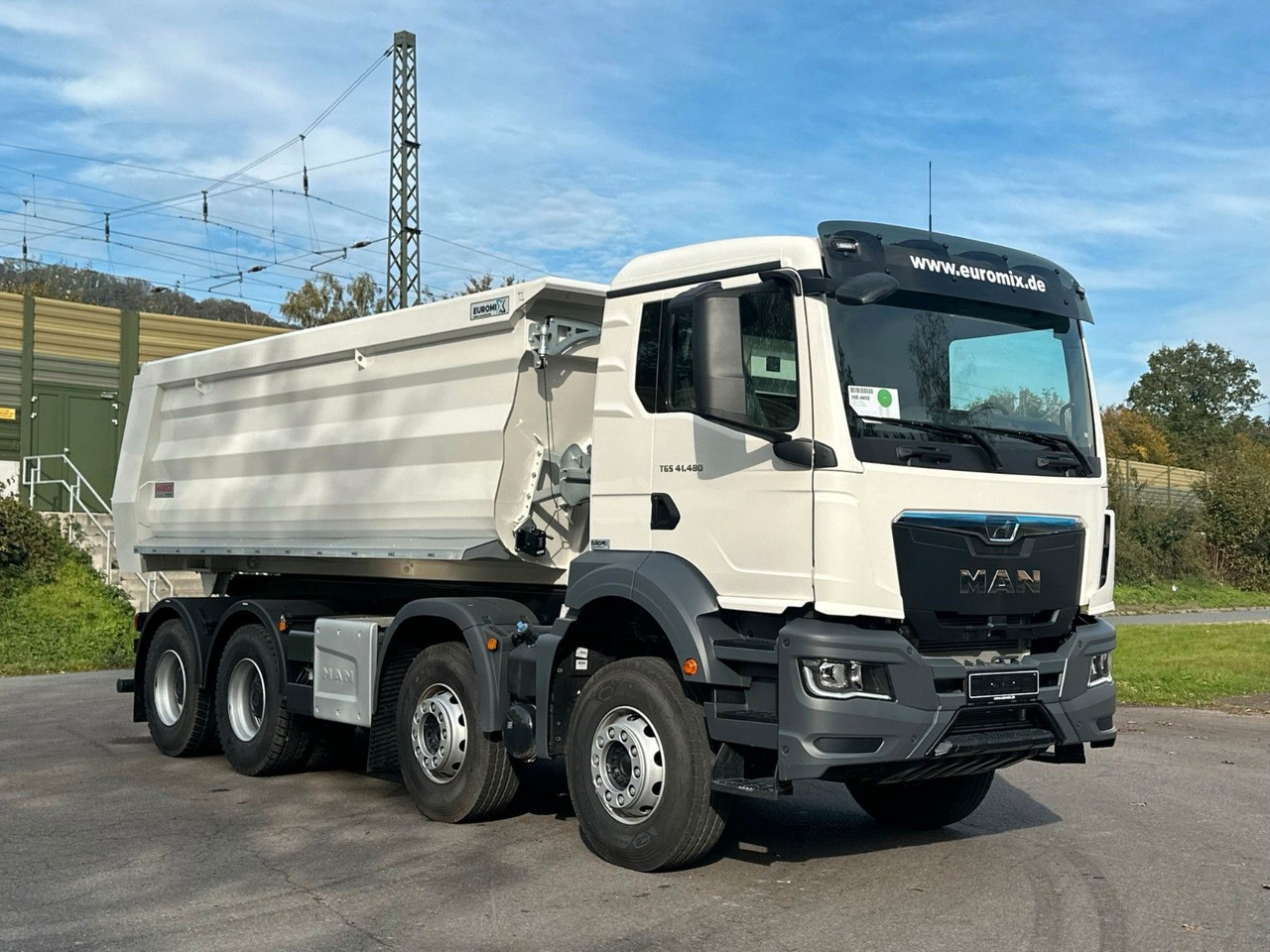 Самоскид вантажівка MAN TGS 41.520 BB 8X4 Euromix Retarder: фото 15