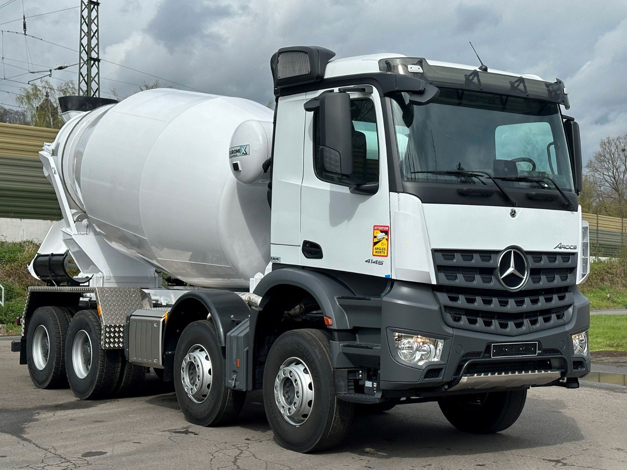 Автобетонозмішувач Mercedes-Benz 4145 8X4 EuromixMTP EM 10 Fahrmischer: фото 10