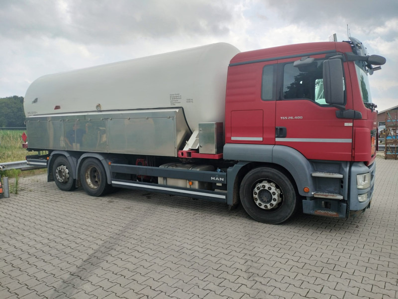 MAN TGS 26.400 6x2-4 LL 26900 Liter Gas tank truck ID 2.168 Rootselaar, flowmeter, pump - Вантажівка цистерна: фото 1 MAN TGS 26.400 6x2-4 LL 26900 Liter Gas tank truck ID 2.168 Rootselaar, flowmeter, pump - Вантажівка цистерна: фото 1