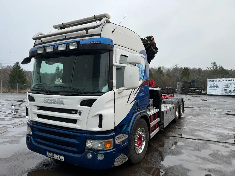 Scania P420 6X2*4, Hooklift-truck with Crane, 2008 - Вантажівка, Вантажівка з маніпулятором: фото 2 Scania P420 6X2*4, Hooklift-truck with Crane, 2008 - Вантажівка, Вантажівка з маніпулятором: фото 2