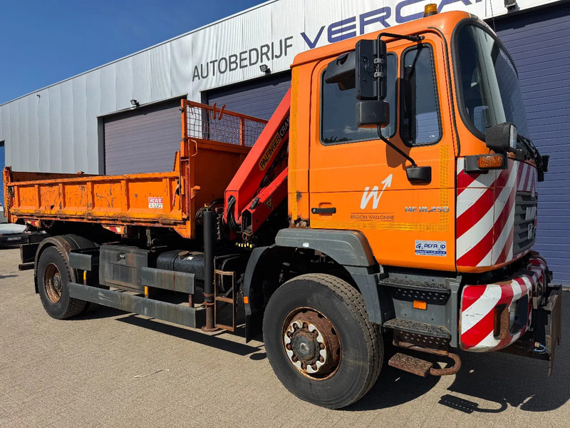 MAN ME 18.250 4X4 **BELGIAN TRUCK+PALFINGER PK8500** - Самоскид вантажівка, Вантажівка з маніпулятором: фото 1 MAN ME 18.250 4X4 **BELGIAN TRUCK+PALFINGER PK8500** - Самоскид вантажівка, Вантажівка з маніпулятором: фото 1