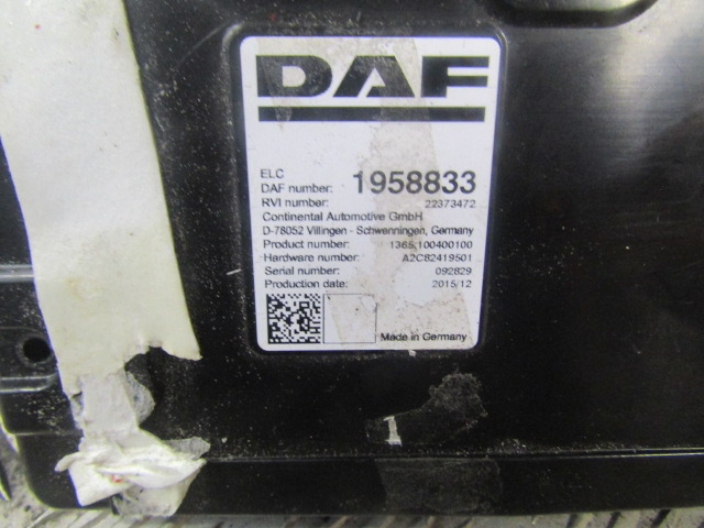 DAF LF 220 EURO 6 ELC UNIT P/NO 1958833 - Електрична система в категорії Вантажівки: фото 2 DAF LF 220 EURO 6 ELC UNIT P/NO 1958833 - Електрична система в категорії Вантажівки: фото 2