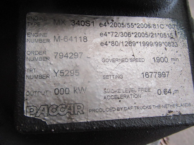 DAF XF 105 460 (MX340SI) OIL FILTER HOUSING & COOLER COMPLETE P/NO 6761073110/1725349 - Двигун та запчастини в категорії Вантажівки: фото 5 DAF XF 105 460 (MX340SI) OIL FILTER HOUSING & COOLER COMPLETE P/NO 6761073110/1725349 - Двигун та запчастини в категорії Вантажівки: фото 5