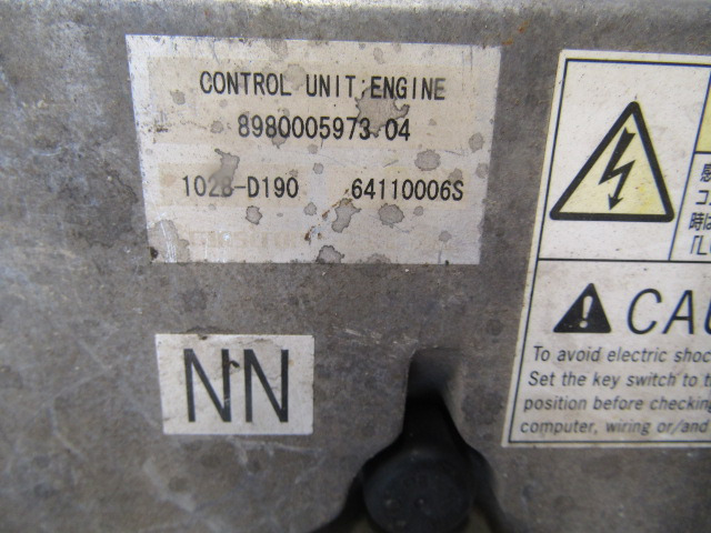 ISUZU NQR ENGINE CONTROL UNIT P/NO 8980005973 04 - Блок управління в категорії Вантажівки: фото 2 ISUZU NQR ENGINE CONTROL UNIT P/NO 8980005973 04 - Блок управління в категорії Вантажівки: фото 2