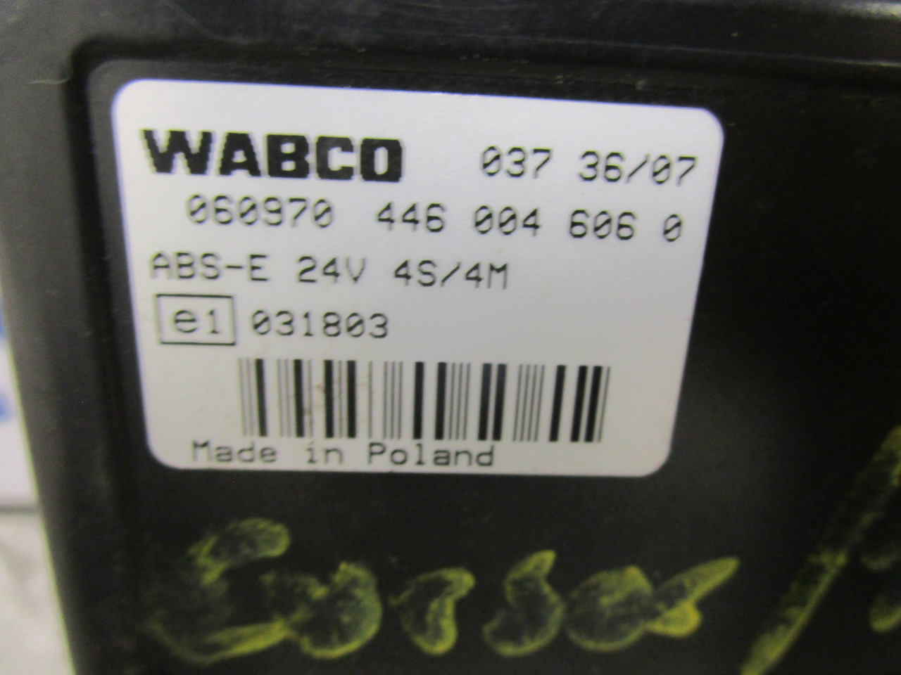 IVECO CURSOR WABCO ABS MODULE / ECU P/NO 060970 4460046060 - Деталі гальмівної системи в категорії Вантажівки: фото 2 IVECO CURSOR WABCO ABS MODULE / ECU P/NO 060970 4460046060 - Деталі гальмівної системи в категорії Вантажівки: фото 2