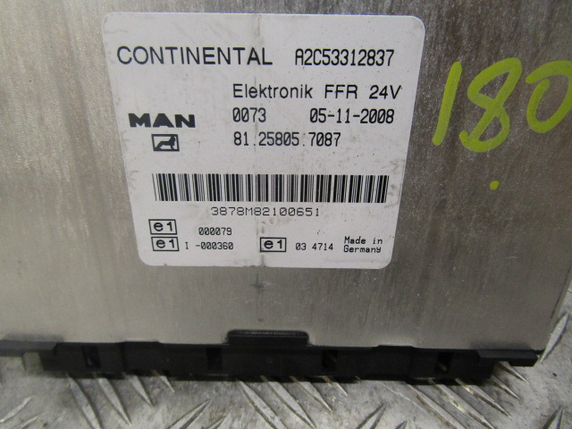 MAN TGL/TGM FFR UNIT ECU P/NO 81.25805.7087 - Блок управління в категорії Вантажівки: фото 2 MAN TGL/TGM FFR UNIT ECU P/NO 81.25805.7087 - Блок управління в категорії Вантажівки: фото 2