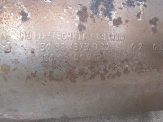 MAN TGM CAT/DPF P/NO 81.151010421 - Вихлопна система в категорії Вантажівки: фото 3 MAN TGM CAT/DPF P/NO 81.151010421 - Вихлопна система в категорії Вантажівки: фото 3