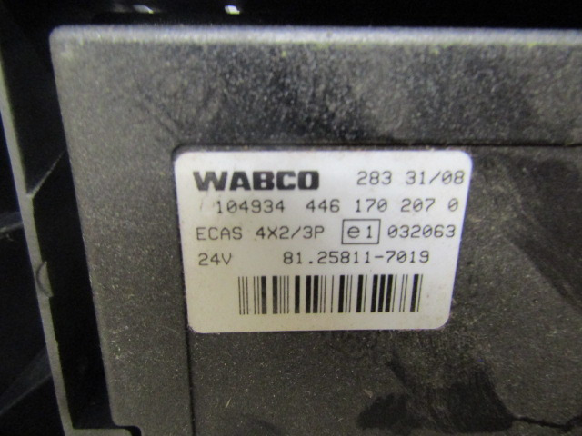 MAN TGM ECAS ECU 81.25811.7019 - Блок управління в категорії Вантажівки: фото 2 MAN TGM ECAS ECU 81.25811.7019 - Блок управління в категорії Вантажівки: фото 2