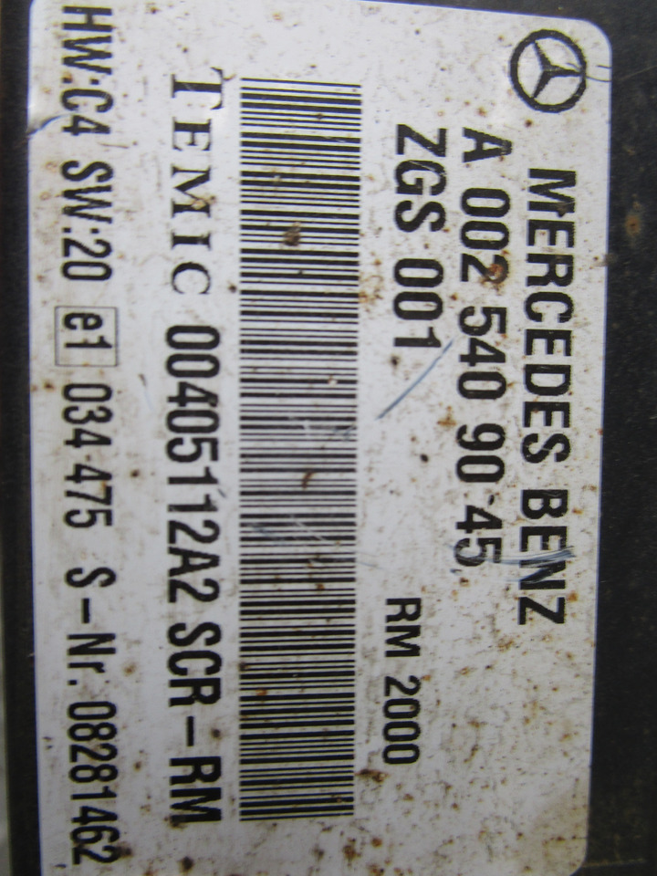 MERCEDES AXOR SCR CONTROL UNIT P/NO A0025409045 - Електрична система в категорії Вантажівки: фото 2 MERCEDES AXOR SCR CONTROL UNIT P/NO A0025409045 - Електрична система в категорії Вантажівки: фото 2