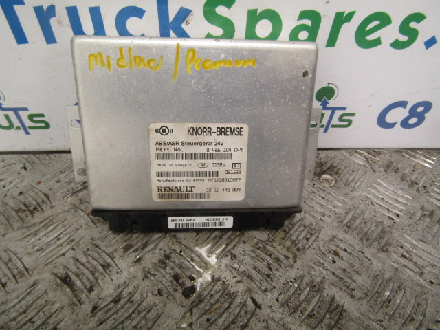 RENAULT MIDLUM DCI ABS/ASR ECU P/NO 486104049/5010453009 - Електрична система в категорії Вантажівки: фото 1 RENAULT MIDLUM DCI ABS/ASR ECU P/NO 486104049/5010453009 - Електрична система в категорії Вантажівки: фото 1