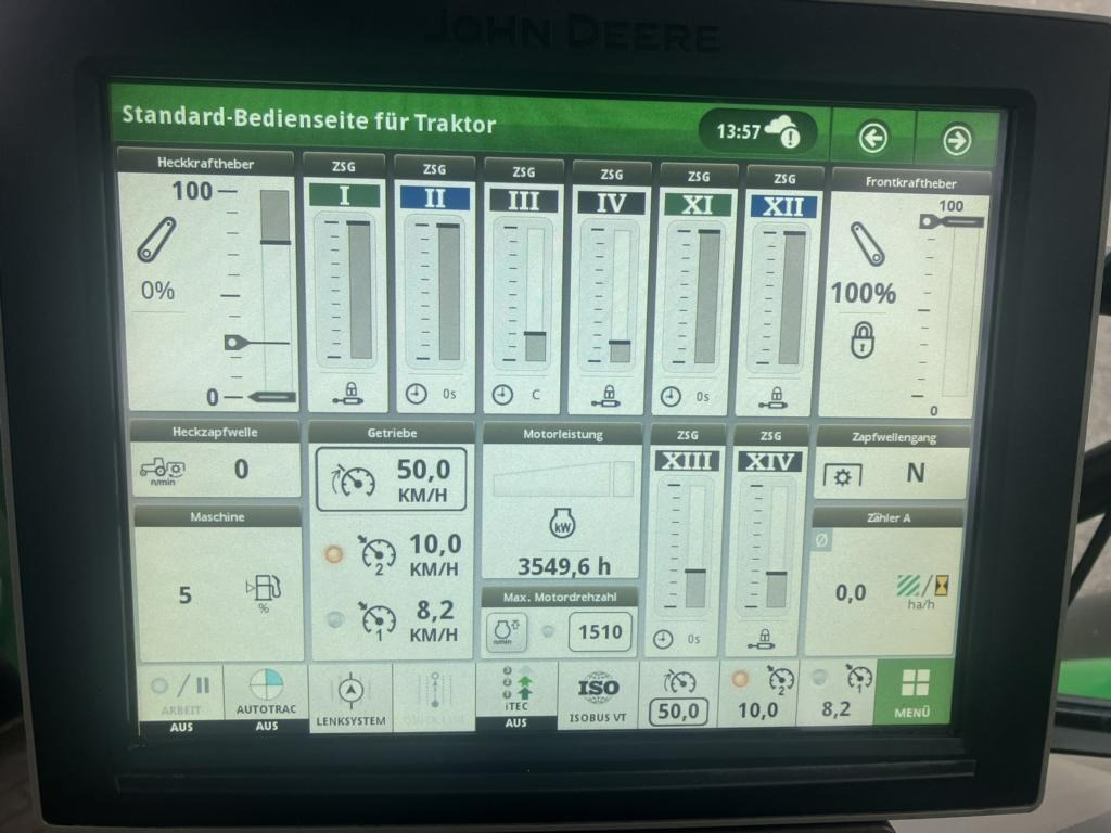 Трактор John Deere 6130R: фото 14