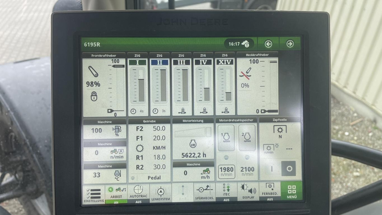 Трактор John Deere 6195R: фото 6