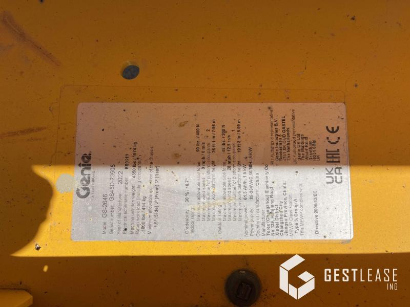 Ножичний підйомник Genie GS-2646: фото 17