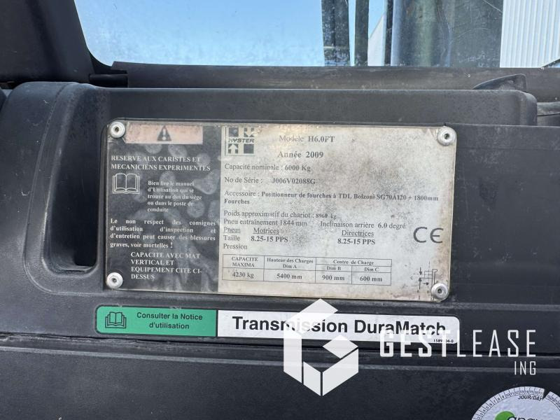 Дизельний навантажувач Hyster H6.0FT: фото 10