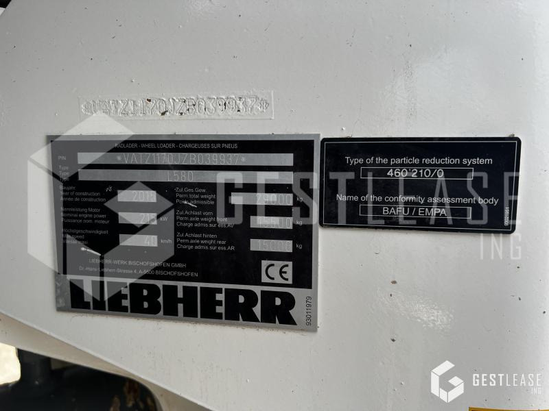 Колісний навантажувач Liebherr L580 ENGIN NEW: фото 9 Колісний навантажувач Liebherr L580 ENGIN NEW: фото 9