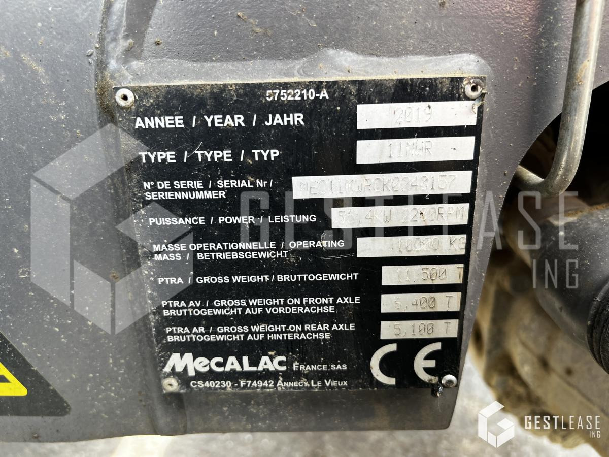 Mecalac 11 MWR - Колісний екскаватор: фото 5 Mecalac 11 MWR - Колісний екскаватор: фото 5