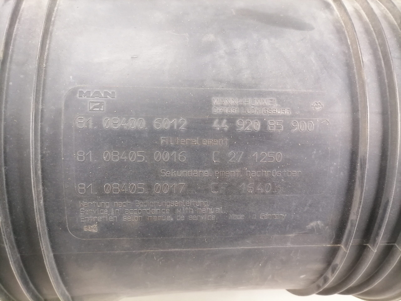 MAN Air filter housing 81084006012 - Система забору повітря в категорії Вантажівки: фото 2 MAN Air filter housing 81084006012 - Система забору повітря в категорії Вантажівки: фото 2