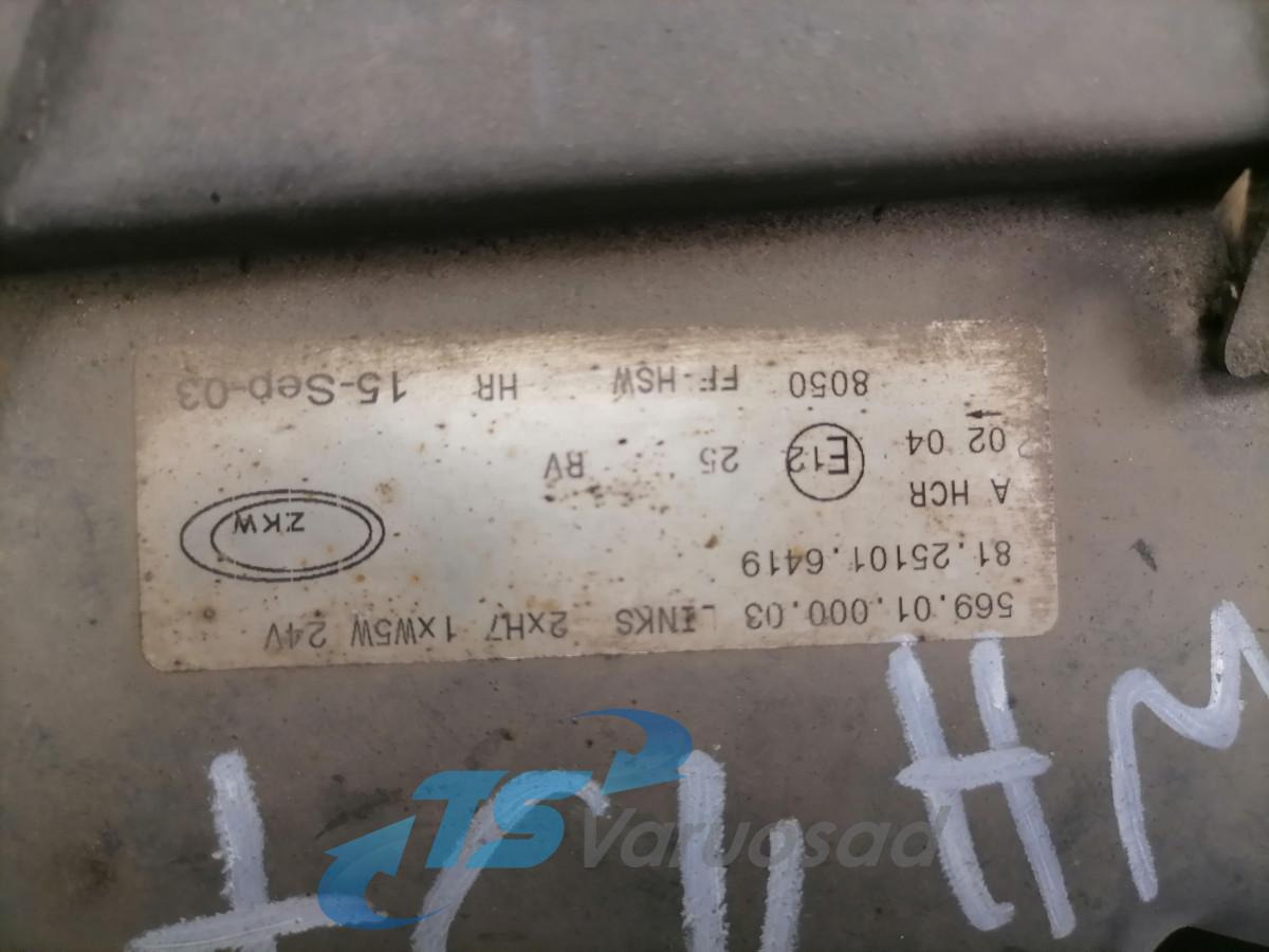 MAN Esituli, vasak 81251016419 - Світло/ Освітлення в категорії Вантажівки: фото 4 MAN Esituli, vasak 81251016419 - Світло/ Освітлення в категорії Вантажівки: фото 4
